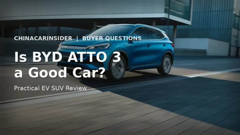 BYD Atto 3 electric SUV review featured image